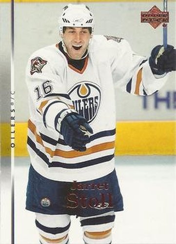 #62 Jarret Stoll - Edmonton Oilers - 2007-08 Upper Deck Hockey
