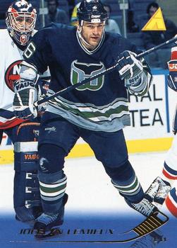 #62 Jocelyn Lemieux - Hartford Whalers - 1995-96 Pinnacle Hockey
