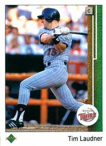 #62 Tim Laudner - Minnesota Twins - 1989 Upper Deck Baseball
