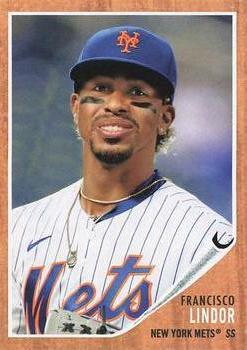 #62 Francisco Lindor - New York Mets - 2021 Topps Archives Baseball