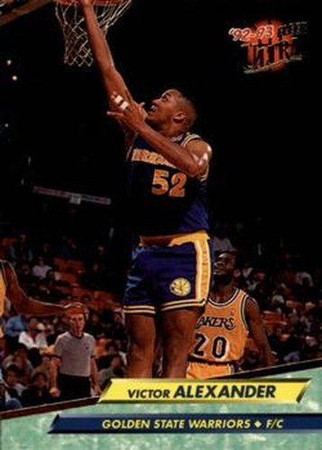 #62 Victor Alexander - Golden State Warriors - 1992-93 Ultra Basketball