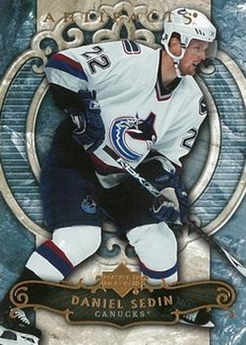 #62 Daniel Sedin - Vancouver Canucks - 2007-08 Upper Deck Artifacts Hockey