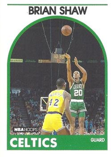 #62 Brian Shaw - Boston Celtics - 1989-90 Hoops Basketball