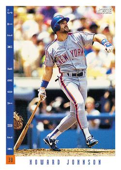 #62 Howard Johnson - New York Mets - 1993 Score Baseball