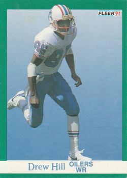 #62 Drew Hill - Houston Oilers - 1991 Fleer Football