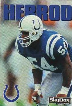 #62 Jeff Herrod - Indianapolis Colts - 1992 SkyBox Impact Football