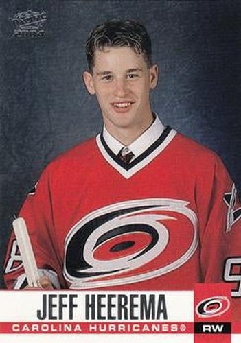 #62 Jeff Heerema - Carolina Hurricanes - 2003-04 Pacific Hockey