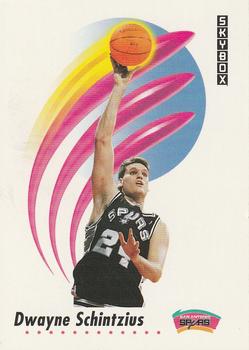 #262 Dwayne Schintzius - San Antonio Spurs - 1991-92 SkyBox Basketball