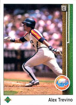 #262 Alex Trevino - Houston Astros - 1989 Upper Deck Baseball