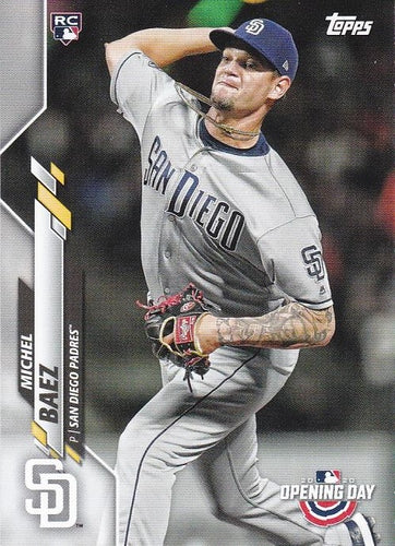 #62 Michel Baez - San Diego Padres - 2020 Topps Opening Day Baseball