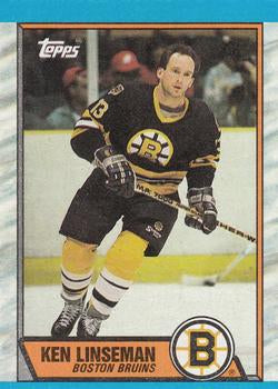 #62 Ken Linseman - Boston Bruins - 1989-90 Topps Hockey