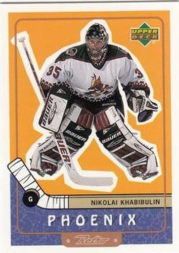 #62 Nikolai Khabibulin - Phoenix Coyotes - 1999-00 Upper Deck Retro Hockey