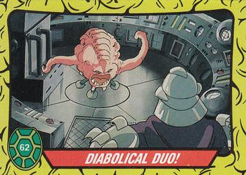 #62 Diabolical Duo! - 1989 O-Pee-Chee Teenage Mutant Ninja Turtles