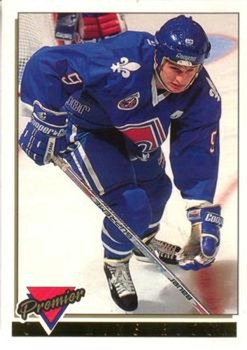 #62 Mike Ricci - Quebec Nordiques - 1993-94 O-Pee-Chee Premier Hockey - Gold
