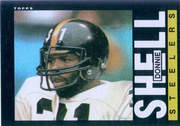 #362 Donnie Shell - Pittsburgh Steelers - 1985 Topps Football