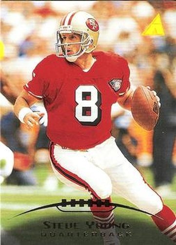 #62 Steve Young - San Francisco 49ers - 1995 Pinnacle Football