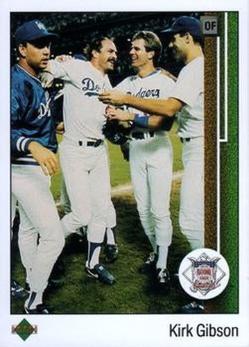 #662 Kirk Gibson - Los Angeles Dodgers - 1989 Upper Deck Baseball