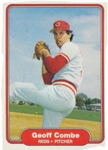 #62 Geoff Combe - Cincinnati Reds - 1982 Fleer Baseball