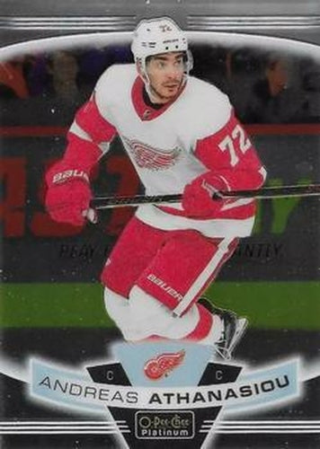 #62 Andreas Athanasiou - Detroit Red Wings - 2019-20 O-Pee-Chee Platinum Hockey