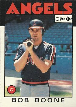 #62 Bob Boone - California Angels - 1986 O-Pee-Chee Baseball