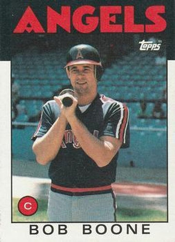 #62 Bob Boone - California Angels - 1986 Topps Baseball