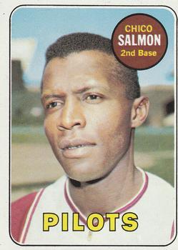 #62 Chico Salmon - Seattle Pilots - 1969 Topps Baseball