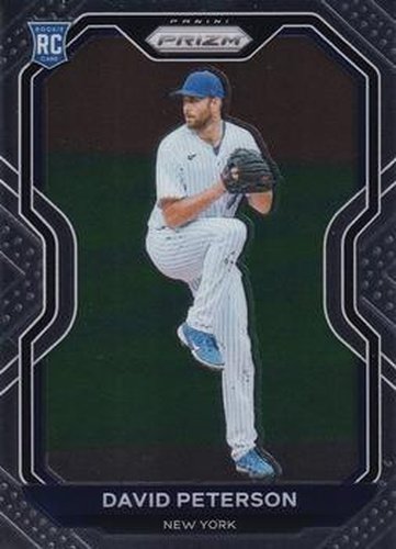 #62 David Peterson - New York Mets - 2021 Panini Prizm Baseball