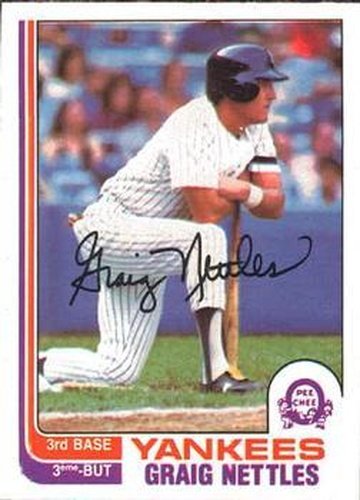#62 Graig Nettles - New York Yankees - 1982 O-Pee-Chee Baseball