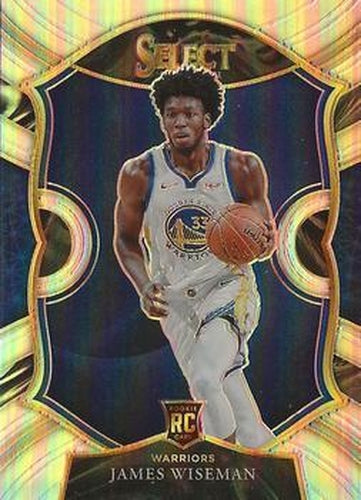 #62 James Wiseman - Golden State Warriors - 2020-21 Panini Select Basketball