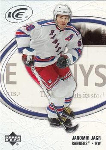 #62 Jaromir Jagr - New York Rangers - 2005-06 Upper Deck Ice Hockey