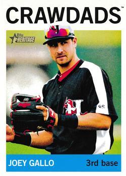 #62 Joey Gallo - Hickory Crawdads - 2013 Topps Heritage Minor League Baseball