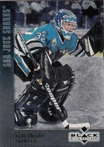 #62 Kelly Hrudey - San Jose Sharks - 1996-97 Upper Deck Black Diamond Hockey
