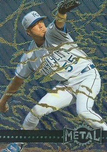 #62 Kevin Appier - Kansas City Royals - 1996 Metal Universe Baseball