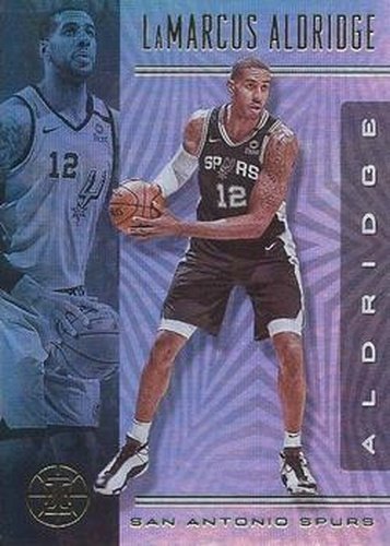 #62 LaMarcus Aldridge - San Antonio Spurs - 2019-20 Panini Illusions Basketball