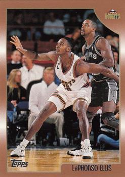 #62 LaPhonso Ellis - Denver Nuggets - 1998-99 Topps Basketball