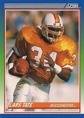 #62 Lars Tate - Tampa Bay Buccaneers - 1990 Score Football
