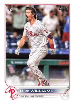 #62 Luke Williams - Philadelphia Phillies - 2022 Topps Baseball