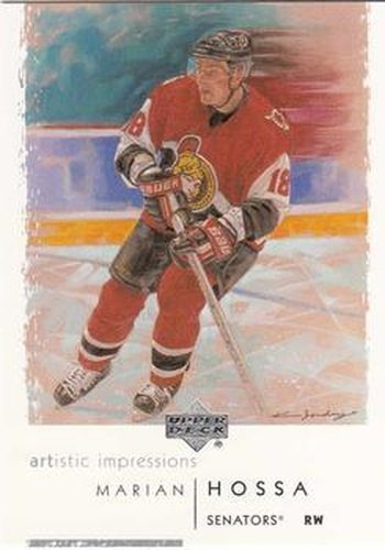 #62 Marian Hossa - Ottawa Senators - 2002-03 UD Artistic Impressions Hockey