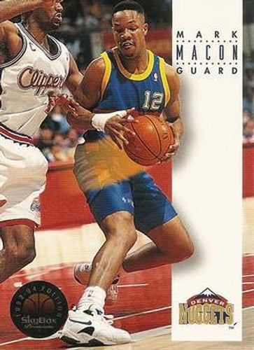 #62 Mark Macon - Denver Nuggets - 1993-94 SkyBox Premium Basketball
