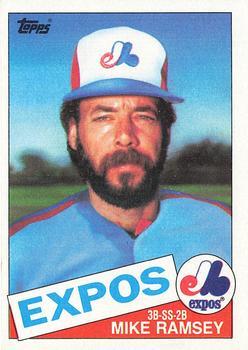 #62 Mike Ramsey - Montreal Expos - 1985 Topps Baseball