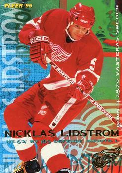 #62 Nicklas Lidstrom - Detroit Red Wings - 1994-95 Fleer Hockey