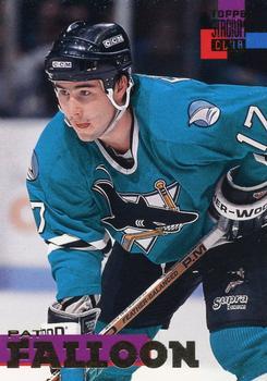 #62 Pat Falloon - San Jose Sharks - 1994-95 Stadium Club Hockey