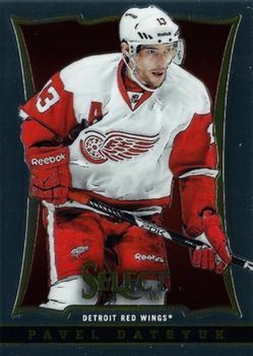 #62 Pavel Datsyuk - Detroit Red Wings - 2013-14 Panini Select Hockey