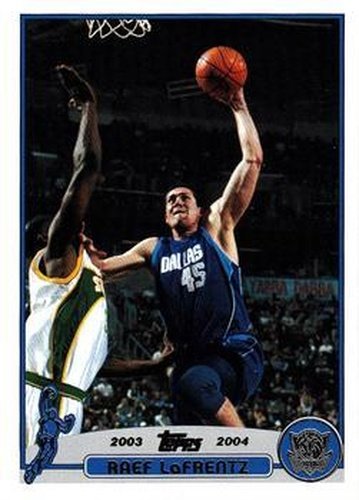 #62 Raef LaFrentz - Dallas Mavericks - 2003-04 Topps Basketball