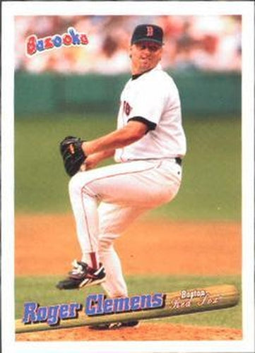 #62 Roger Clemens - Boston Red Sox - 1996 Bazooka Baseball