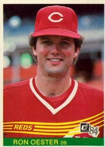 #62 Ron Oester - Cincinnati Reds - 1984 Donruss Baseball