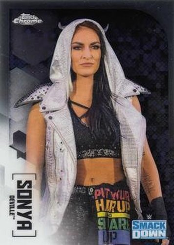 #62 Sonya Deville - 2020 Topps WWE Chrome Wrestling