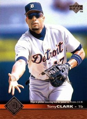 #62 Tony Clark - Detroit Tigers - 1997 Upper Deck Baseball