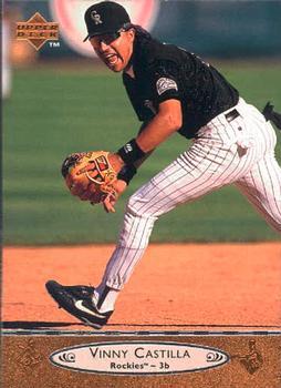#62 Vinny Castilla - Colorado Rockies - 1996 Upper Deck Baseball