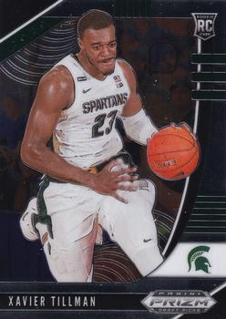 #62 Xavier Tillman - Michigan State Spartans - 2020 Panini Prizm Draft Picks Collegiate Basketball